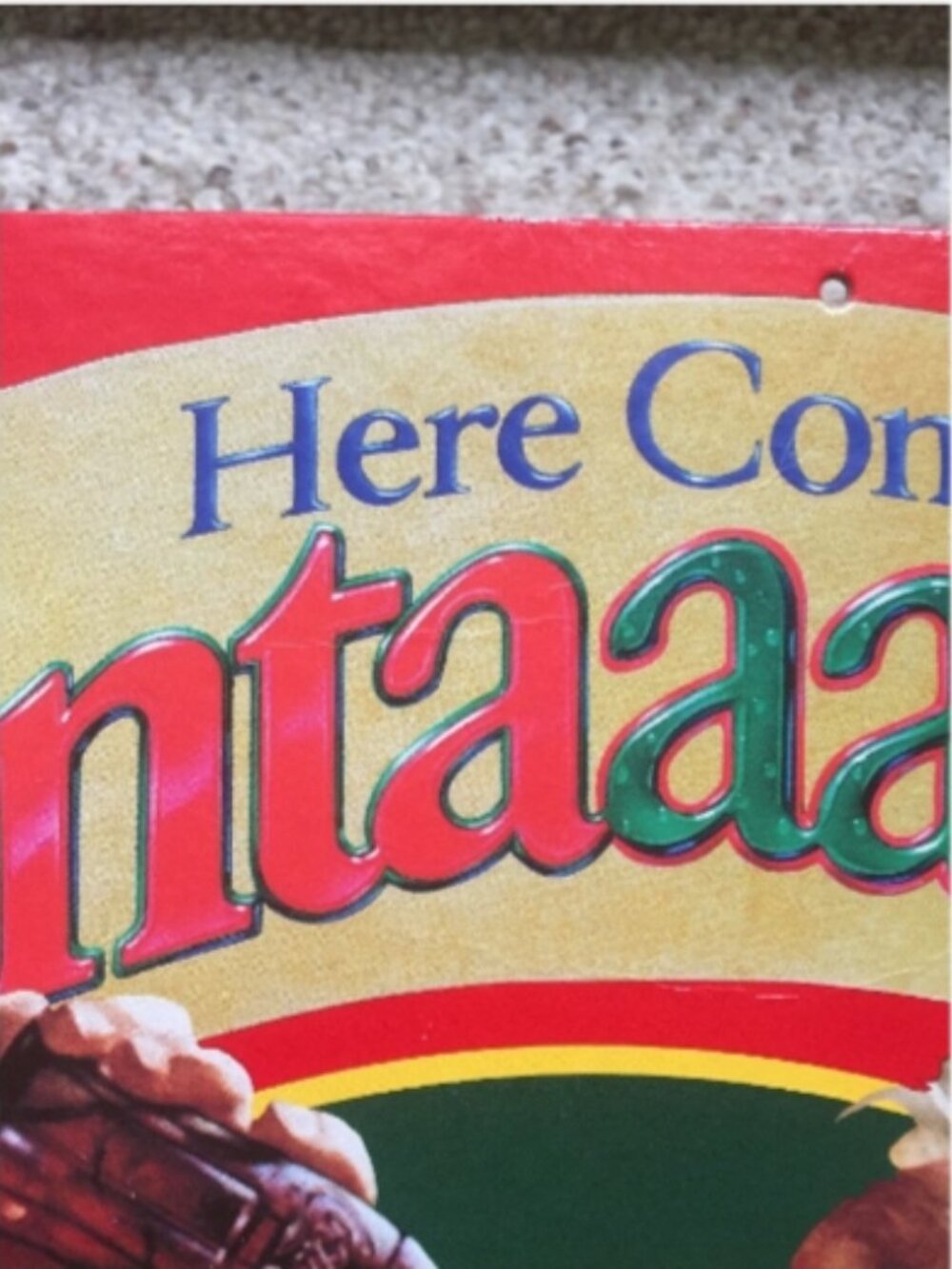 Coca Cola Sundblom Santa Mug Retail Sign-1996-Here Comes Santaaaaah! Combo Meal - Picture 9 of 12